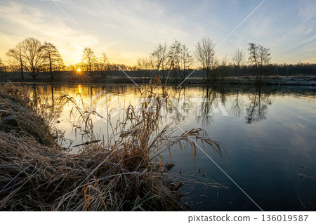 Ruhr river close to Schwerte, North Rhine Westphalia, Germany Ruhr river close to Schwerte, North Rhine Westphalia, Germany 136019587