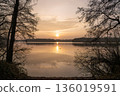 Six lakes area close to Duisburg, North Rhine Westphalia, Germany 136019591