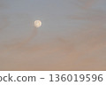 Sky with moon 136019596