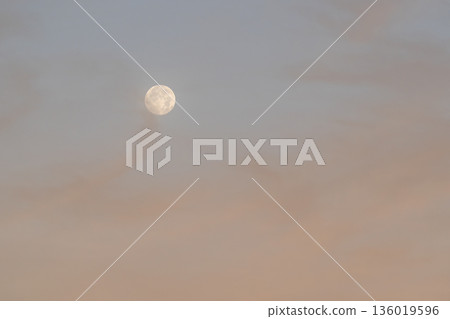 Sky with moon 136019596