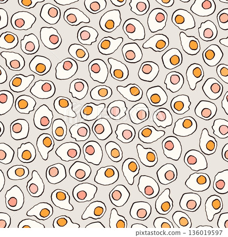 Lots of fried eggs 136019597