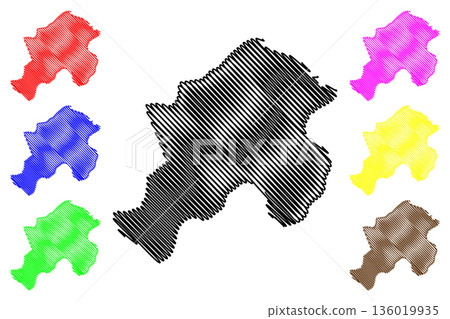 Rheden municipality (Kingdom of the Netherlands, Holland, Gelderland or Guelders province) map vector illustration, scribble sketch Rheden map Rheden municipality (Kingdom of the Netherlands, Holland, Gelderland or Guelders province) map vector illustration, scribble sketch Rheden map 136019935