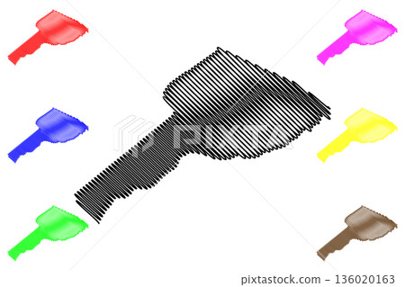 Uithoorn municipality (Kingdom of the Netherlands, Holland, North Holland or Noord-Holland province) map vector illustration, scribble sketch map Uithoorn municipality (Kingdom of the Netherlands, Holland, North Holland or Noord-Holland province) map vector illustration, scribble sketch map 136020163
