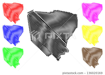 Veendam Town and municipality (Kingdom of the Netherlands, Holland, Groningen, Grunn or Grinslan province) map vector illustration, scribble sketch Veendam map Veendam Town and municipality (Kingdom of the Netherlands, Holland, Groningen, Grunn or Grinslan province) map vector illustration, scribble sketch Veendam map 136020169