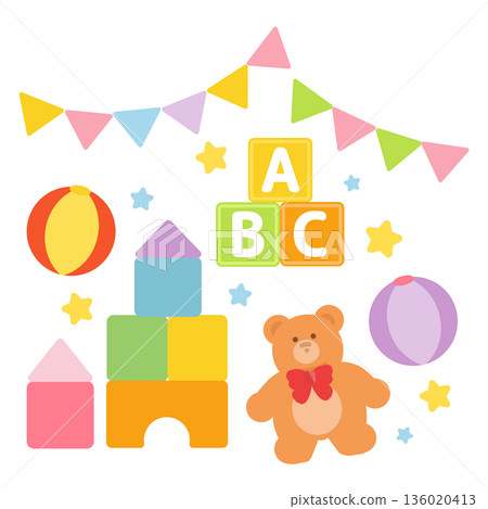 插圖集的玩具 插圖集的玩具 136020413