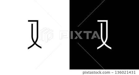 Unique and modern letter JL initials logo design Unique and modern letter JL initials logo design 136021431