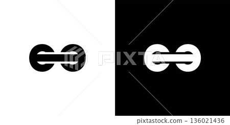 Unique and strong letter EE initials logo design Unique and strong letter EE initials logo design 136021436