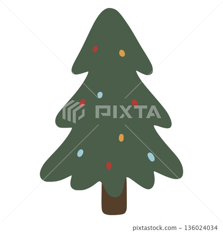 Christmas tree decorating for holiday season celebration Christmas tree decorating for holiday season celebration 136024034