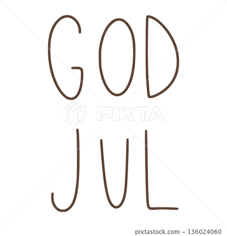 God jul traditional merry christmas lettering text design God jul traditional merry christmas lettering text design 136024060