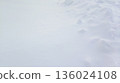Snowy field and winter background material with margins 136024108