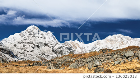 Annapurna Range, Annapurna Sanctuary in Nepal 136025018