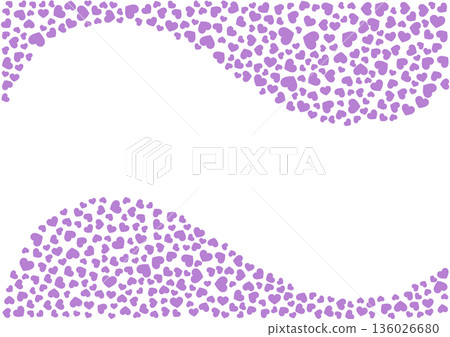 心形圖案背景紫色純色心 136026680
