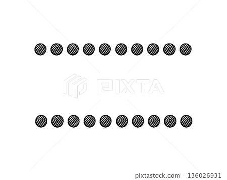 Hand-drawn style line frame Hand-drawn style line frame 136026931