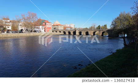 Tamega river city park in Chaves Tamega river city park in Chaves 136027418