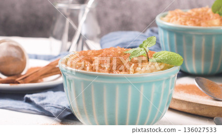 Aletria vermicelli pudding Aletria vermicelli pudding 136027533