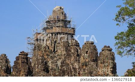 柬埔寨吳哥城巴戎寺 柬埔寨吳哥城巴戎寺 136027918