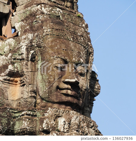Cambodia Angkor Thom Bayon Temple Cambodia Angkor Thom Bayon Temple 136027936