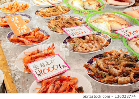 市面上的海鮮銷售 136028774