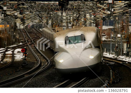 Running through Japan's main artery!! Tokaido Shinkansen N700A ~ At Maibara Station 136028791