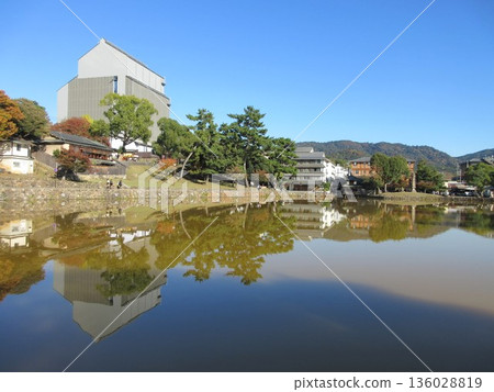 Sarusawa Pond on a clear day Sarusawa Pond on a clear day 136028819