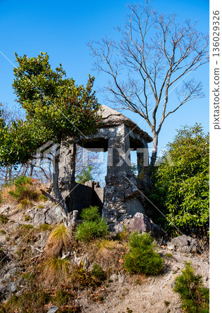 位於鳥取縣鳥取市和岩見郡七山頂的防空觀察哨 位於鳥取縣鳥取市和岩見郡七山頂的防空觀察哨 136029326