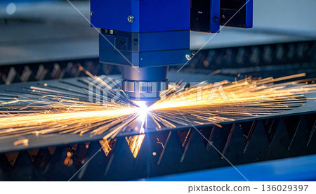 Industrial Laser Cutting Metal Industrial Laser Cutting Metal 136029397