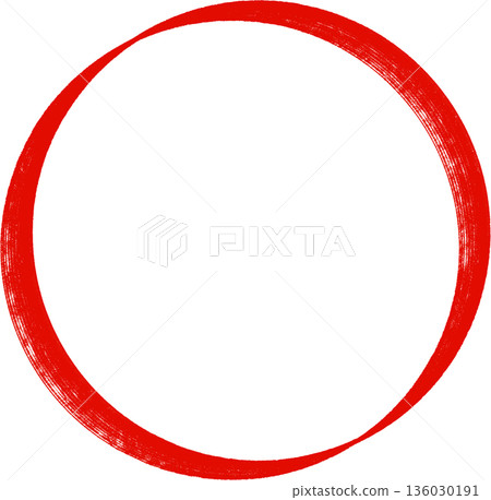 Red marker pen circle icon Red marker pen circle icon 136030191