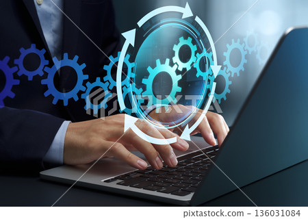 Business process management and workflow optimization. Process analysis and design for continuous improvement. Automation tools 136031084