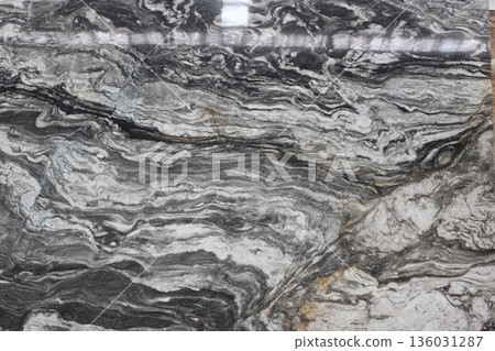 Copacabana marble texture with dramatic and elegant high contrast black and white wave patterns. Copacabana marble texture with dramatic and elegant high contrast black and white wave patterns. 136031287