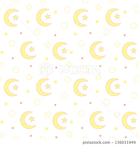 Cute Seamless Pattern Ramadan Background with Muslim Kids Praying and Festive Elements Cute Seamless Pattern Ramadan Background with Muslim Kids Praying and Festive Elements 136031949