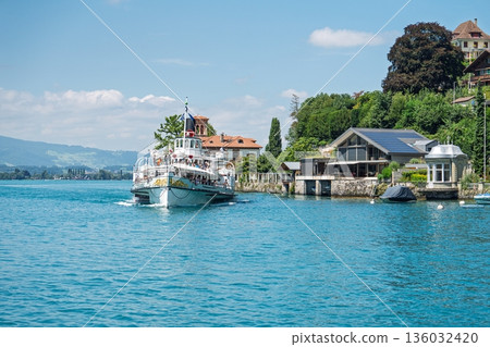 Lake Thun Sightseeing Cruise A Scenic Journey Through Swiss Waters and Lakeside Charm 136032420
