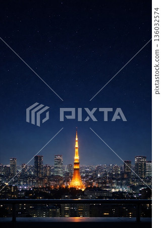 夜景插畫:生成式人工智慧 夜景插畫:生成式人工智慧 136032574