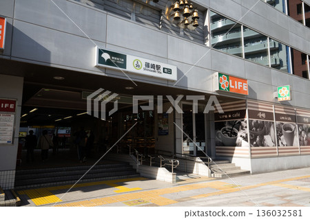 都營新宿線筱崎站、江戶川區筱崎站檢票口 都營新宿線筱崎站、江戶川區筱崎站檢票口 136032581