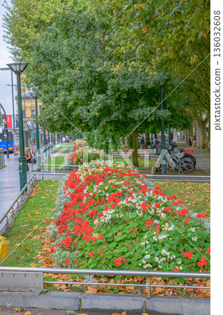 西班牙聖塞巴斯蒂安老城街道寺廟仲夏 西班牙聖塞巴斯蒂安老城街道寺廟仲夏 136032608