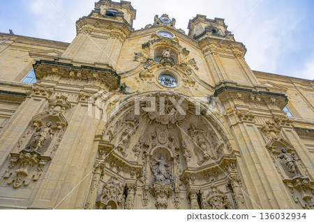 San Sebastian, Old Town, street, shops, midsummer, Spain 136032934