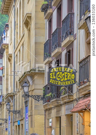 San Sebastian, sea view city, port town, midsummer, Spain San Sebastian, sea view city, port town, midsummer, Spain 136033160