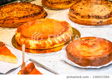 San Sebastian, sea view city, port town, midsummer, Spain 136033360