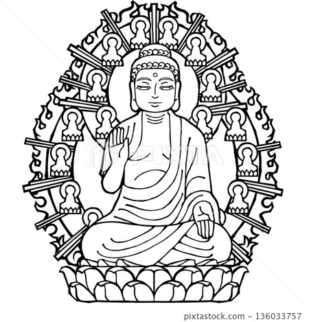 Vairocana (C) (monochrome 136033757