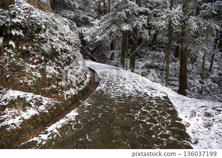 觀音寺的雪景 136037199