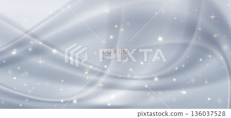 Luxury grey curved ray on grey background. with lighting effect sparkle. Luxury grey curved ray on grey background. with lighting effect sparkle. 136037528