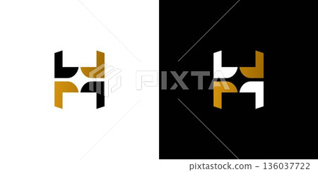 Unique and modern the spark H logo design Unique and modern the spark H logo design 136037722