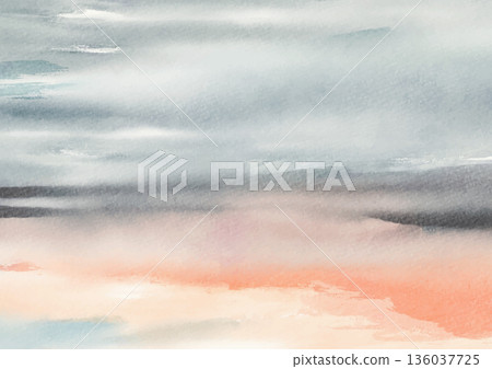 Abstract watercolor misty pastel background vector Abstract watercolor misty pastel background vector 136037725