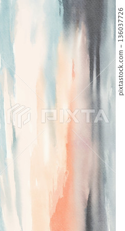 Abstract watercolor misty pastel background vector Abstract watercolor misty pastel background vector 136037726