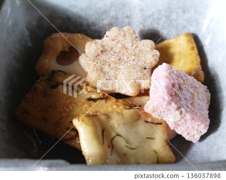 日式甜點的特寫照片 136037898