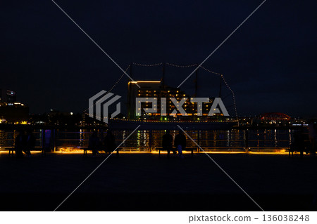 Night view of Kobe Harborland 136038248