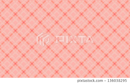 Pink girly tartan check pattern with square diamond plaid 136038295