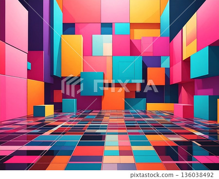 彩色背景 136038492