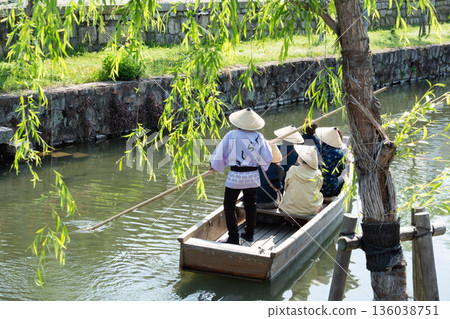 River cruise on a traditional boat River cruise on a traditional boat 136038751