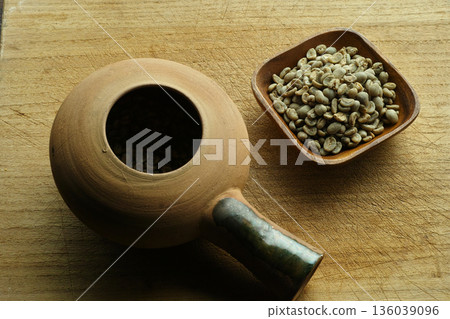 咖啡豆烤 咖啡豆烤 136039096