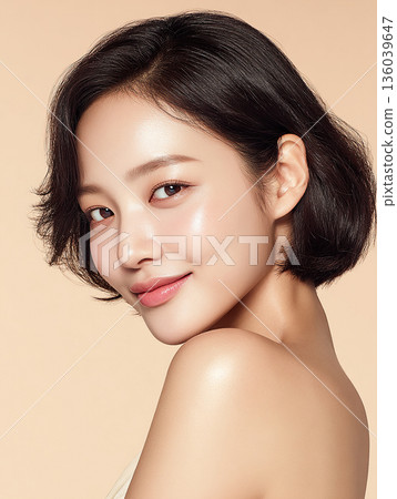 一張美麗動人的照片,照片中的女性衣著整潔,留著俐落的短波波頭,笑容自信燦爛。 一張美麗動人的照片,照片中的女性衣著整潔,留著俐落的短波波頭,笑容自信燦爛。 136039647